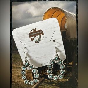 Teardrop Starburst Earrings